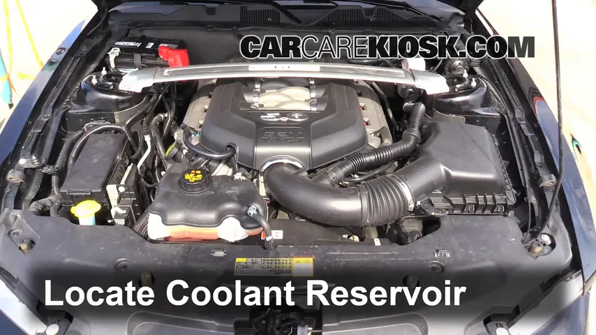 2012 Ford Mustang GT 5.0L V8 Coupe Coolant (Antifreeze)